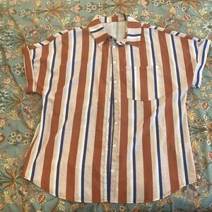 Fun Striped Button Down